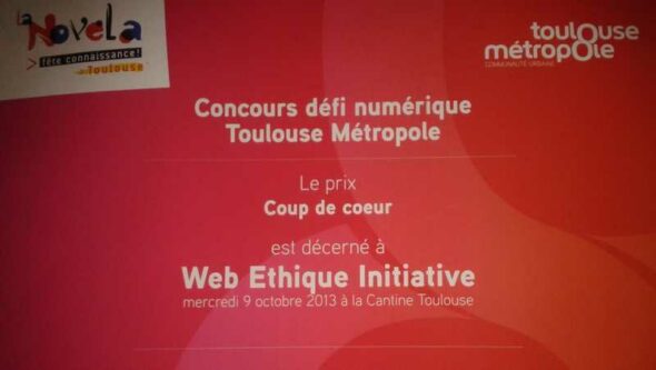 Lauréat Open Data Toulouse Métropole. mywei : coup de coeur concours défi numérique Lauréat Open Data Toulouse Métropole. mywei : coup de coeur concours défi numérique